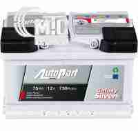 Аккумуляторы Аккумулятор AutoPart 6СТ-78 АзЕ Galaxy Silver ARL078-S037   EN760 А 278x175x190мм 